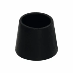 Embout Rond Enveloppants Caoutchouc Noir Diamètre Tube 16 Mm PRODIF-SOMEC E4816