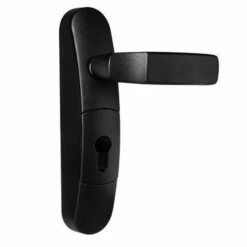 Béquille à Cylindre Pour Porte Extérieure Compatible Fermeture Anti-panique Fluid - Couleur Noir