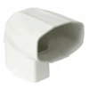 Coude à 90° Pour Tube De Descente De Gouttière Ovoïde 105 X 76 Mm - Renvoi Sur Pignon - Techtan Blanc