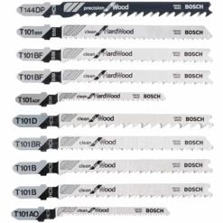 Lame De Scie Sauteuse Bosch Clean Precision Set De 10 Pièces