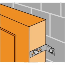 Équerre D'assemblage 60x60x60 Mm épaisseur 2 Mm -Construire Un Magasin D'outils 180333