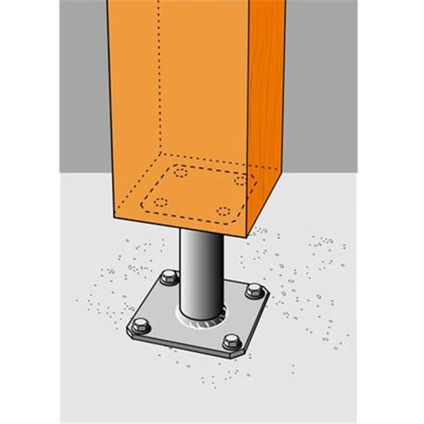 Pied De Poteau Fixe PPA Hauteur 150 Mm : Simpson Strong-Tie PPA150 Simpson-Strong-Tie 2 Pied De Poteau Fixe PPA Hauteur 150 Mm : Simpson Strong-Tie PPA150 Simpson-Strong-Tie – Image 2