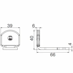 Dardenne Coudée Torbel Surmoulée En Alu Type L Hauteur 40 Mm Blanc -Construire Un Magasin D'outils 2 128