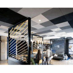 Dalle De Plafond Acoustique Color-all à Bord Droit - Charcoal - 600 MM X 600 MM - ép.20 MM -Construire Un Magasin D'outils 2 38