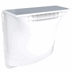 Aco Cour Anglaise 1250 X 1000 X 400 Mm Avec Grille Caillebotis Maille 30 X 30 Mm - Accessible Piéton - Kit De Montage