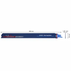Bosch Lame Scie Sabre Métal Et Fonte - Expert Thick Tough Metal S 1255 CHC -Construire Un Magasin D'outils 2 68