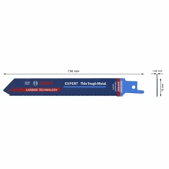 Bosch Lame Scie Sabre Inox - Expert Thin Tough Metal S 922 EHM -Construire Un Magasin D'outils 2 69