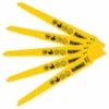 Lame Scie Sabre Bois Plastique Dewalt DT2344-QZ BIM 152 Mm - Lot De 5