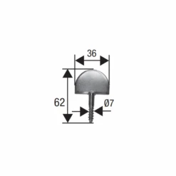 Dardenne Droite à Visser Torbel Acier Zingué - Vis Ø 7 Mm 5 Dardenne Droite à Visser Torbel Acier Zingué - Vis Ø 7 Mm -Construire Un Magasin D'outils 3 91