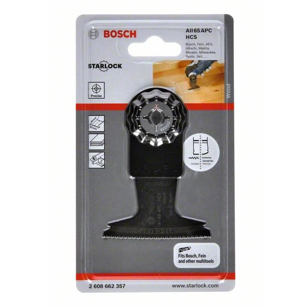 Lame Starlock Bosch HCS AII 65 EC Largeur 65 Mm Profondeur 40 Mm 2 Lame Starlock Bosch HCS AII 65 EC Largeur 65 Mm Profondeur 40 Mm – Image 2