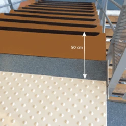 Dalle Podotactile PU Adhésive Accessdal Romus - 1400 X 400 Mm - Blanc RAL 9016 4323 -Construire Un Magasin D'outils 4443s