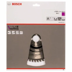Lame Scie Circulaire Bosch Multi-matériaux 210 Mm Alésage 30 Mm 54 Dents