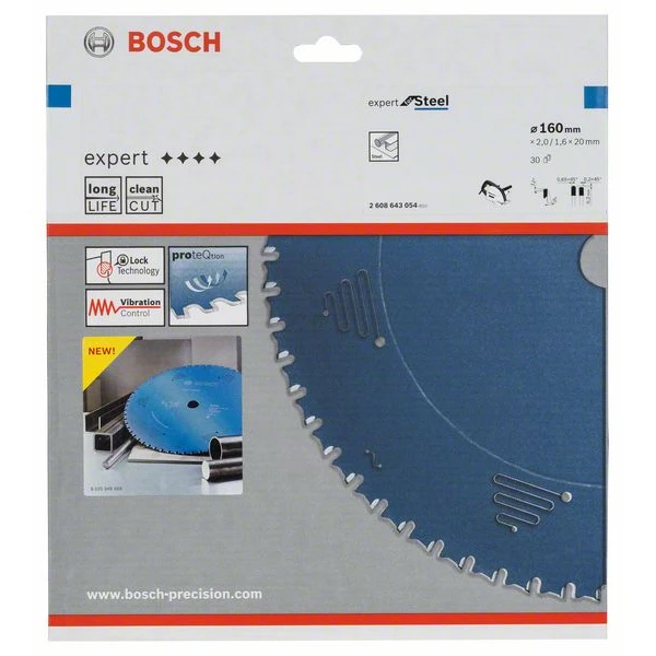 Lame De Scie Circulaire Bosch Expert For Steel 160 X 20 X 2 Mm 30 Dents 4 Lame De Scie Circulaire Bosch Expert For Steel 160 X 20 X 2 Mm 30 Dents â Image 4