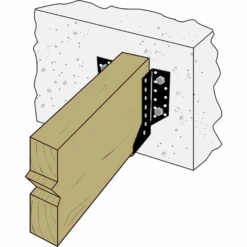 Sabot à Ailes Extérieures SAEPB - Finition Noire - Largeur 46 Mm Hauteur 77 Mm épaisseur 2 Mm -Construire Un Magasin D'outils 6 17