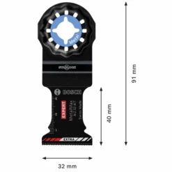 Bosch Lame Acier Et Inox - Expert MetalMax AIZ 32 AIT - 32 X 40 Mm -Construire Un Magasin D'outils 6 8