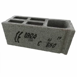 Bloc Béton Poteau Rectifié à Emboîtement 500 X 200 X 200 Mm - B60 Obra