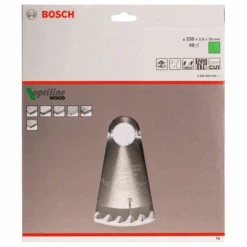 Lame Scie Circulaire Bosch Optiline Wood ⌀ 230 Mm Alésage 30 Mm 48 Dents -Construire Un Magasin D'outils 629
