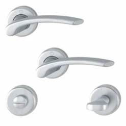 Ensemble Rosace Clé L Ibiza Hoppe Alu Chromé Porte De 31-42 Mm Carré 7mm -Construire Un Magasin D'outils 6950101 759832