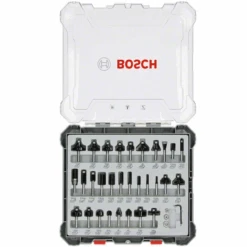 Fraise Mixte Bosch Queue De 6 Mm En Coffret Complet De 30 Outils