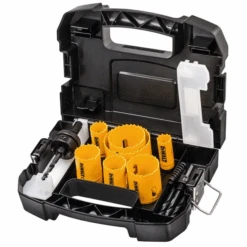 Coffret De 7 Scies Cloches Dewalt DT83002-QZ Avec 2 Mandrins Et 2 Mèches