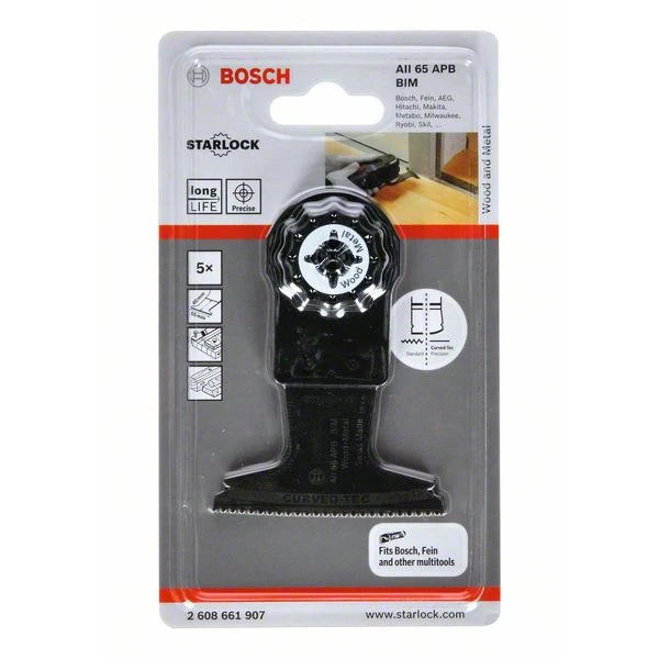 Lame Plongeante Bosch AII 65 APB Largeur 65 Mm Longueur 40 Mm Lot De 5 5 Lame Plongeante Bosch AII 65 APB Largeur 65 Mm Longueur 40 Mm Lot De 5 – Image 5