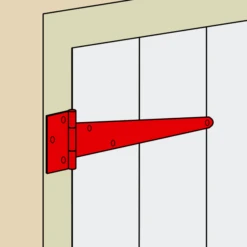 Penture Anglaise Percée Acier Blanc épaisseur 2 Mm Longueur 300 Mm -Construire Un Magasin D'outils ang2