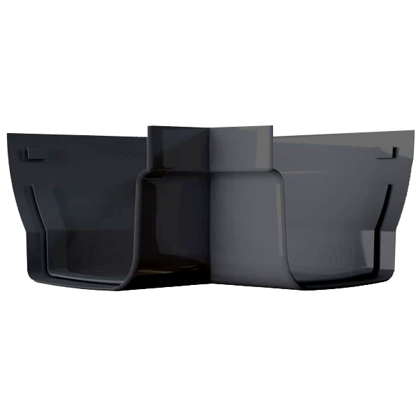 Angle Intérieur MEP RVAIP Pour Gouttière La Réversible - PVC Anthracite 1 Angle Intérieur MEP RVAIP Pour Gouttière La Réversible - PVC Anthracite