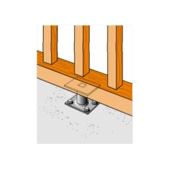 Pied De Poteau Réglable 30 à 90 Mm Simpson Strong-Tie APB7090/100