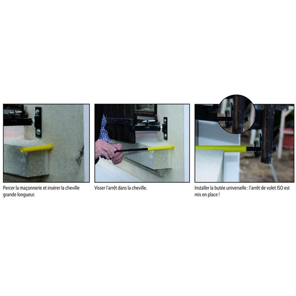 Arrêt Volet ISO Isolation Extérieure 10 Mm X 320 Mm Noir 2 Arrêt Volet ISO Isolation Extérieure 10 Mm X 320 Mm Noir – Image 2