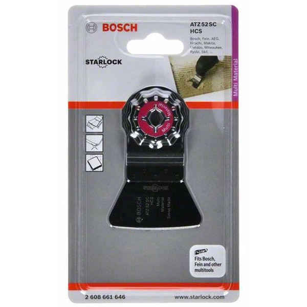 Spatule Rigide ATZ 52 SC HCS Bosch Grattoir Multifonction 1 Spatule Rigide ATZ 52 SC HCS Bosch Grattoir Multifonction