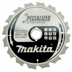 Lame Scie Circulaire Construction Specialized Makita 235 X 30 Mm 16D