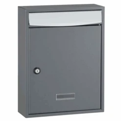 Boite Aux Lettres Individuelle Decayeux - 340 X 260 X 85 Mm - Acier Gris