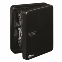 Armoire Clefs Murale Métallique Sécurisée 46 Clefs 3 Chiffres Noir Mat -Construire Un Magasin D'outils boite clefs murale 46 clefs