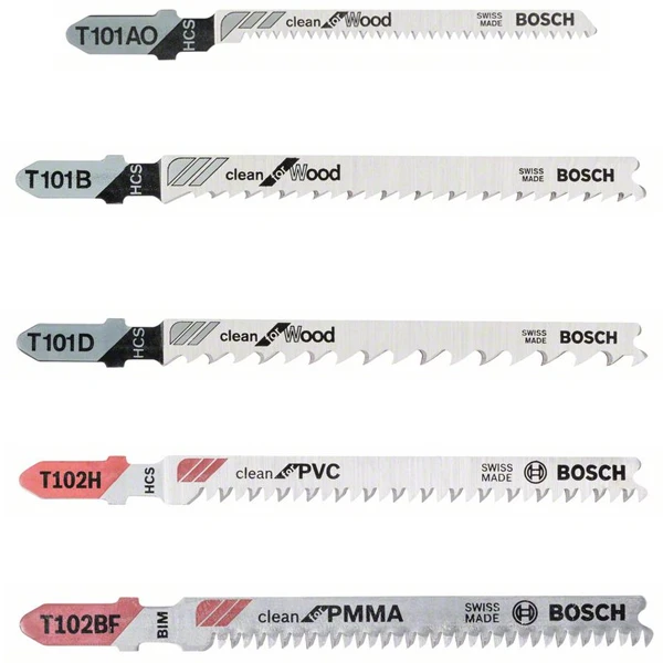 Lame Scie Sauteuse T Bosch Wood And Plastics Lot De 5 Lames 1 Lame Scie Sauteuse T Bosch Wood And Plastics Lot De 5 Lames