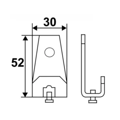 Butée De Tourniquet Marseillais Torbel Type C En Acier Noir CataphorÚse