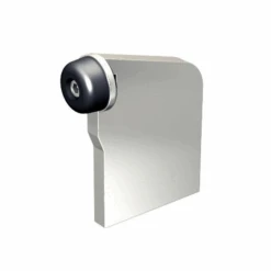 Butoir Avec Amortisseur Caoutchouc Mantion à Souder - H105 Mm - Acier - Lot De 2