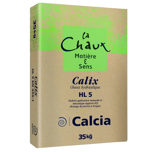 Chaux Hydraulique Calix HL 5 Calcia - Sac De 35 Kg 1 Chaux Hydraulique Calix HL 5 Calcia - Sac De 35 Kg
