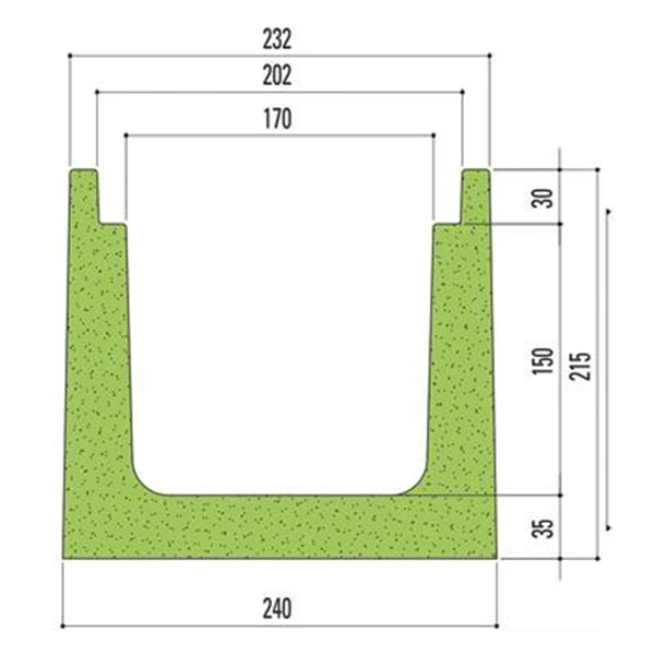 Caniveau SEBIDRAIN AM + Grille Caillebotis Résistance : Classe B125 2 Caniveau SEBIDRAIN AM + Grille Caillebotis Résistance : Classe B125 – Image 2