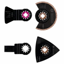 Set De 4 Lames Carrelage Bosch Starlock Pour Outil Multifonction