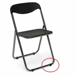 Patin Pour Tube Rond En Alu - Noir - Diamètre 16 Mm - Lot De 4 CQFD 2004-8602 -Construire Un Magasin D'outils chaise