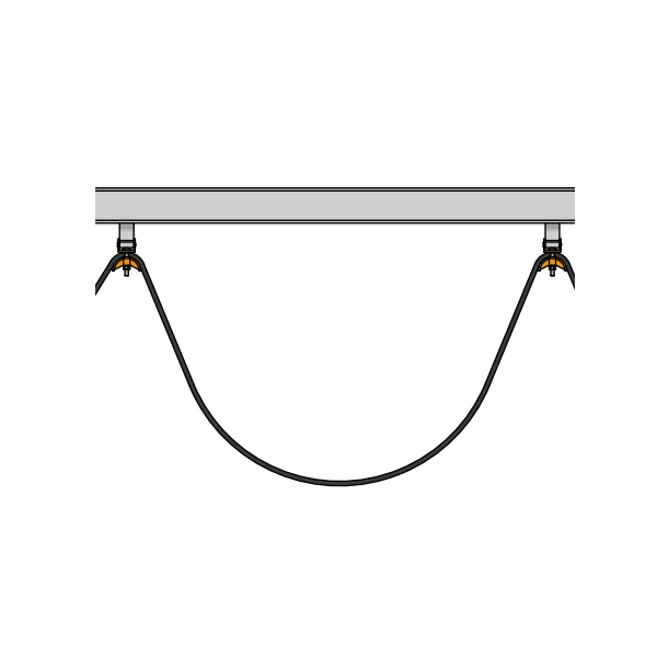 Chariot à Support Oscillant Mantion 2432P Pour Câble De 45 X 20 Mm Max 2 Chariot à Support Oscillant Mantion 2432P Pour Câble De 45 X 20 Mm Max – Image 2