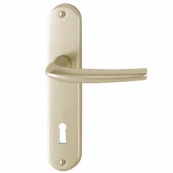 Poignée De Porte Clé En L SAN DIEGO Hoppe Alu Finition Champagne 3537997