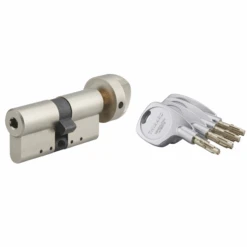 Cylindre Haute Sûreté à Bouton Thirard Cobra 2+ 33 X 33 Mm