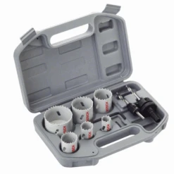 Coffret De 6 Scies Trépans Bosch Bimétal HSS 2 Adaptateurs 6 Pans Foret -Construire Un Magasin D'outils coff3