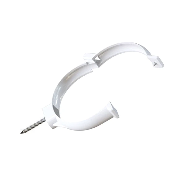 Collier De Fixation MEP CAV80 Pour Tuyau De 80 Mm - PVC Blanc 1 Collier De Fixation MEP CAV80 Pour Tuyau De 80 Mm - PVC Blanc
