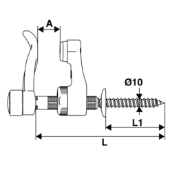Tourniquet Marseillais En Composite Blanc Torbel Avec Butée 12 à 116 Mm 5 Tourniquet Marseillais En Composite Blanc Torbel Avec Butée 12 à 116 Mm -Construire Un Magasin D'outils comp