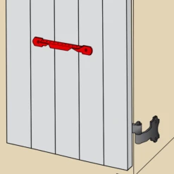 Crémaillère En Aluminium Blanc Torbel Volet Alu Et PVC Longueur 180 Mm -Construire Un Magasin D'outils crem2