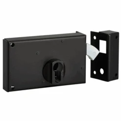 Serrure En Applique à Crochet Acier Thirard - Droit - Noire