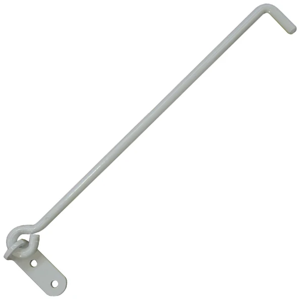 Crochet à Crémaillère Sur Platine Aluminium Blanc Torbel Longueur 500 Mm 3 Crochet à Crémaillère Sur Platine Aluminium Blanc Torbel Longueur 500 Mm – Image 3