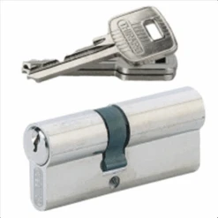 Cylindre Européen Double Entrée Nickelé Thirard 30 X 30 Mm 216261